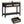 Console Table Set of 2 with 2 Rattan Drawers,Boho Wood Entryway Table Hallway Table Sofa Table with Open Storage Shelf for Living Room,Foyer and Corridor,Black Oak