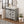 Farmhouse Bathroom Vanity with Ceramic Top and Sliding Barn Door Sink Cabinet, Rustic Single Sink Vanity