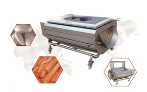 Vegetable Skin Peeling Machine Customized, Efficient Equipment for Fruit and Vegetable Skin Removing Processing