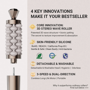 Premium Facial Neck Massager Wand Anti‑Aging Lifting Skin Tightening Home Beauty Sculpting Device