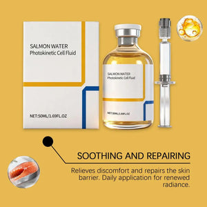 2026 Skin Rejuvenation Essence Korean Salmon Wrinkle Serum Advanced Deep Repair Skin Barrier Serum For Face Continuous Hydration