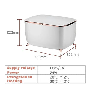 Low-noise application control beauty refrigerator Smart refrigerator is suitable for electric skin care products