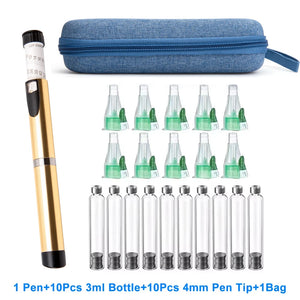 Precise V3 Injection Pen Set Peptide Pen Dose Control 60IU-3ml Cartridge bottle,Injector pen,4mm Nibs,Pen Bag For Diabetics