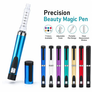 Precise V3 Injection Pen Set Peptide Pen Dose Control 60IU-3ml Cartridge bottle,Injector pen,4mm Nibs,Pen Bag For Diabetics