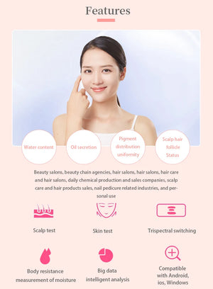 Intelligent analysis of facial data using ultra smooth and high-definition skin detection tri spectral analysis
