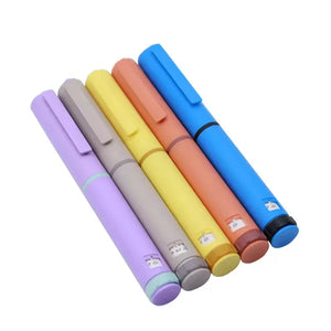 5Pcs Colorful 60U Reusable Peptide Injection Pen with Portable Case, Adjustable Dose Magic Pen Fits 3ml Glass Cartridge