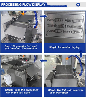 High-quality Small Fish Processing Machine Household Fish Skin Peeling Machine Commercial Fish Skin Remover