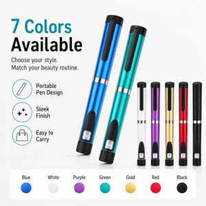 Precise V3 Injection Pen Set Peptide Pen Dose Control 60IU-3ml Cartridge bottle,Injector pen,4mm Nibs,Pen Bag For Diabetics