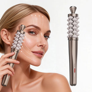 Premium Facial Neck Massager Wand Anti‑Aging Lifting Skin Tightening Home Beauty Sculpting Device