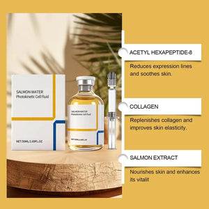 2026 Skin Rejuvenation Essence Korean Salmon Wrinkle Serum Advanced Deep Repair Skin Barrier Serum For Face Continuous Hydration